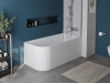 Акриловая ванна BelBagno 170x73 R BB712-1700-730-R без гидромассажа