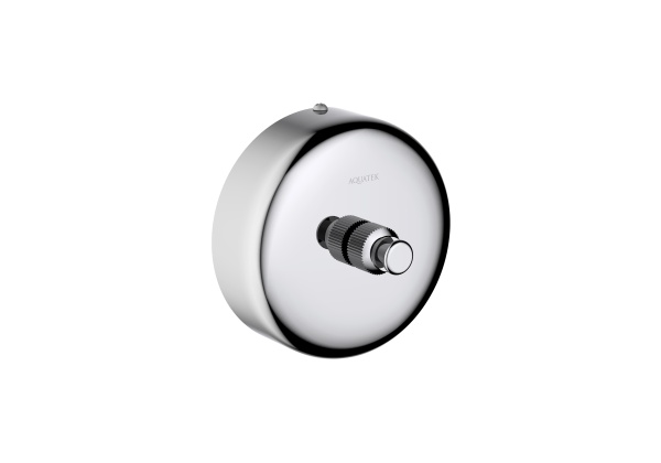 Веревка для белья 2,5 м в комплекте с держателем AQUATEK, полир. хром AQ4994CR