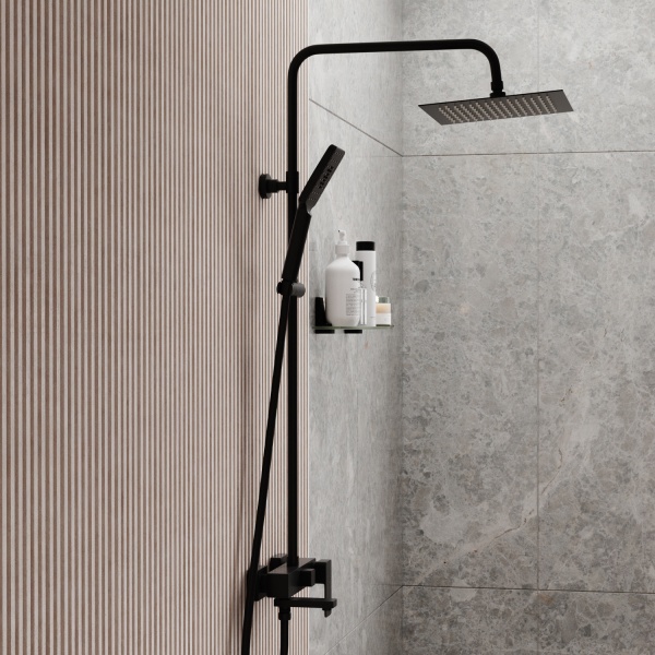 Душевой комплект WasserKRAFT Abens 2000 A27701, смеситель, ABS-пластик