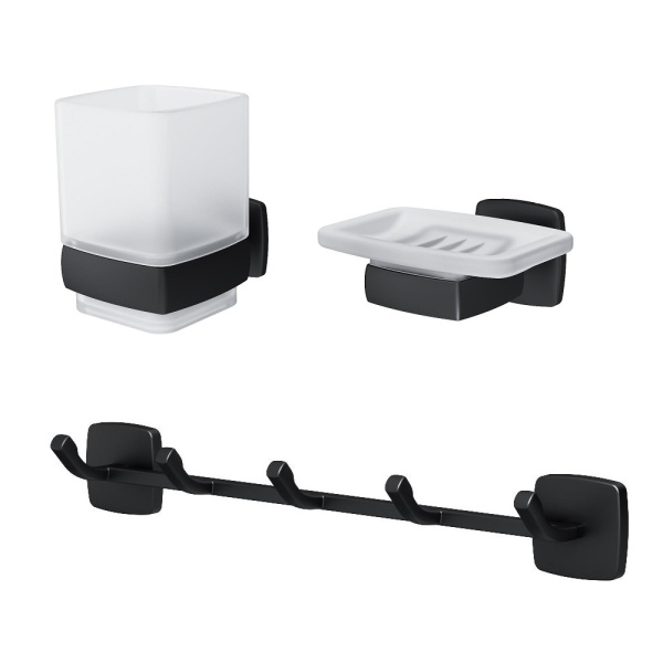 AK90B1903B Gem набор аксессуаров для зоны красоты, черный