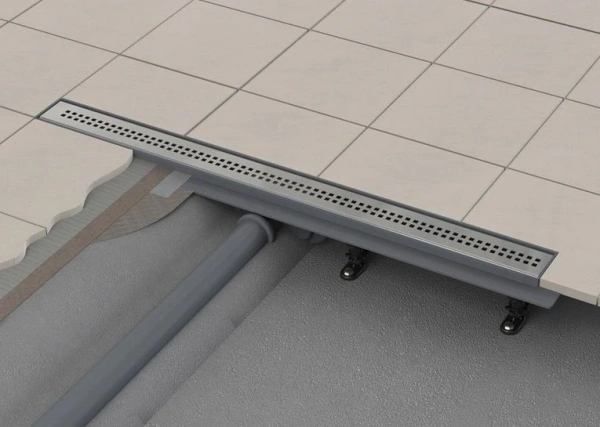 Душевой лоток AlcaPlast Simple с решеткой и опорами APZ9-850M