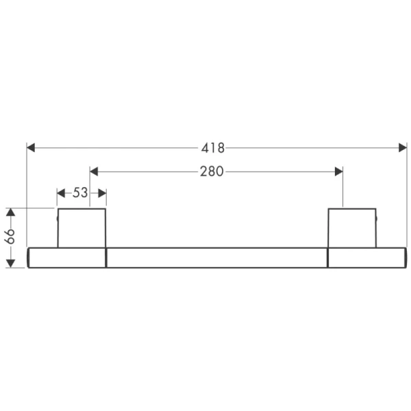 Поручень 41,8 см Axor Uno 41530000