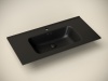 CN7002MB Умывальник накладной прямоугольный Element 913*466*171мм чёрный
