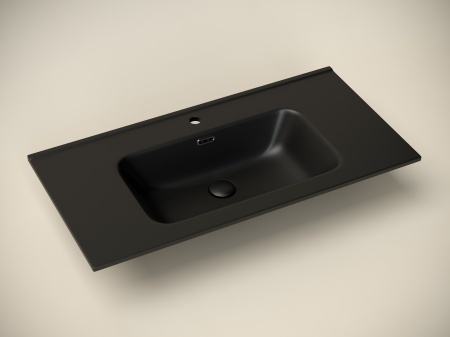 CN7002MB Умывальник накладной прямоугольный Element 913*466*171мм чёрный