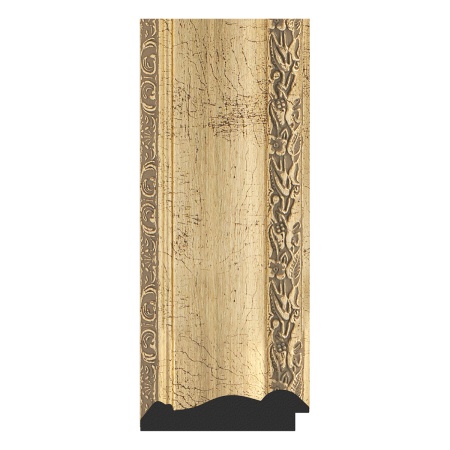 Зеркало настенное Octagon EVOFORM в багетной раме состаренное серебро с орнаментом, 82х82 см, BY 3672