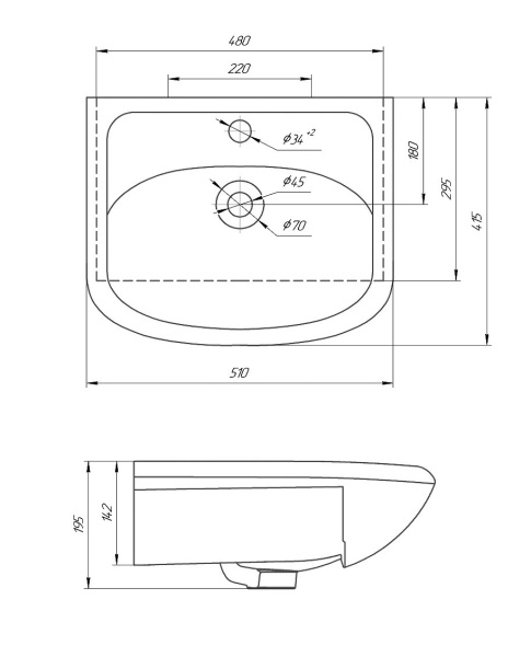 Раковина УЮТ-50 (Киров)