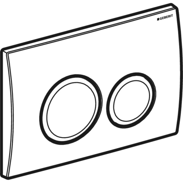 Клавиша смыва Geberit Delta20 115.127.11.1 Альпийский белый