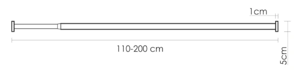 Карниз для ванной WasserKraft Dinkel SC-461120