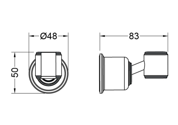 Держатель ручного душа AQUATEK, полир. золото AQ2407PG КЛАССИК