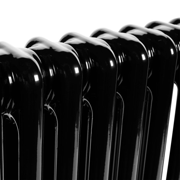 Стальной трубчатый радиатор отопления IRSAP TESI 30565 18 секций ЧЁРНЫЙ боковое подключение 3/4"