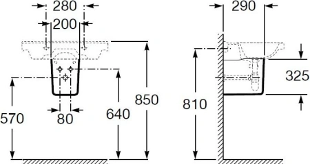 Полупьедестал Roca Debba 33799100Y