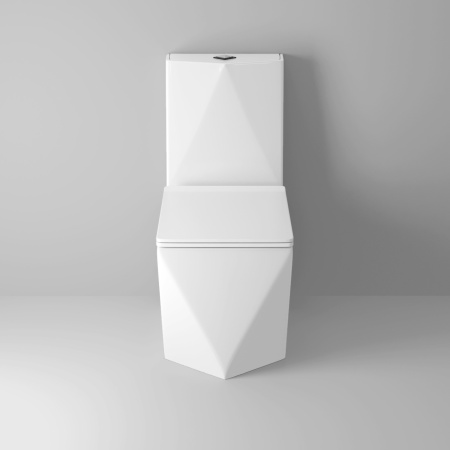 Унитаз Cristal GR-4491 Cristal (680*370*835) МОНОБЛОК напольный с толстой крышкой, 1 место