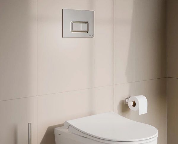 Клавиша смыва Vitra Loop R 740-0680 Хром глянцевый