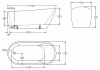 Акриловая ванна BelBagno 170x72 BB62-1700-W0 без гидромассажа