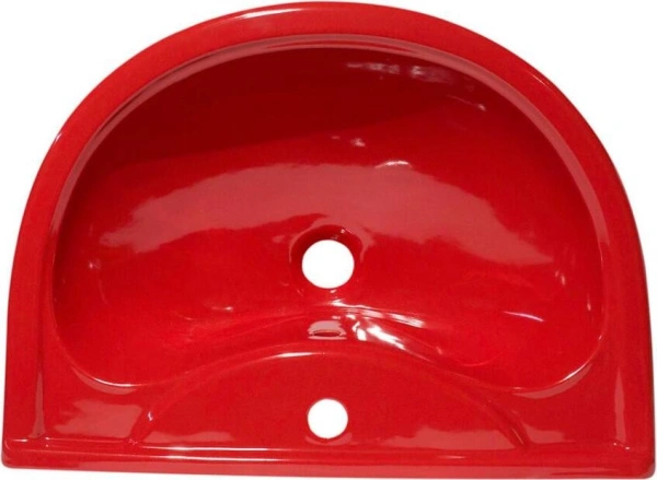 Раковина подвесная Оскольская керамика Престиж 60 45160100302 красная