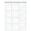 Душевой поддон полукруглый RGW ST/R-W Белый