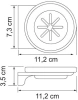 Мыльница WasserKraft Kammel K-8329