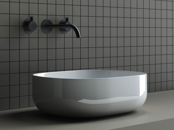 CN6018 Умывальник чаша накладная овальная Element 460*350*155мм