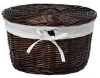 Плетеная корзина с крышкой WasserKraft Donau WB-530-M