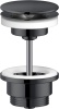 Слив для раковины Nobili AV00110/11FLP 1 1/4'', черный глянцевый
