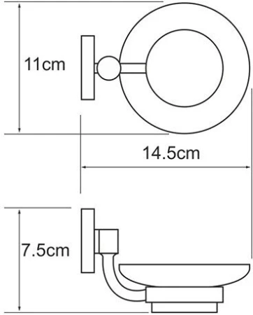 Мыльница WasserKraft Rhein K-6229