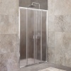 Душевая дверь BelBagno "UNIQUE-BF-2-150/180-P-Cr", прозрачная, монтаж напольный