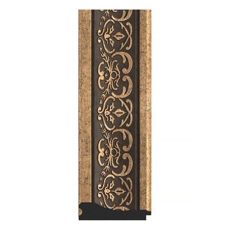 Зеркало настенное Octagon EVOFORM в багетной раме вензель серебряный, 74х74 см, BY 7379