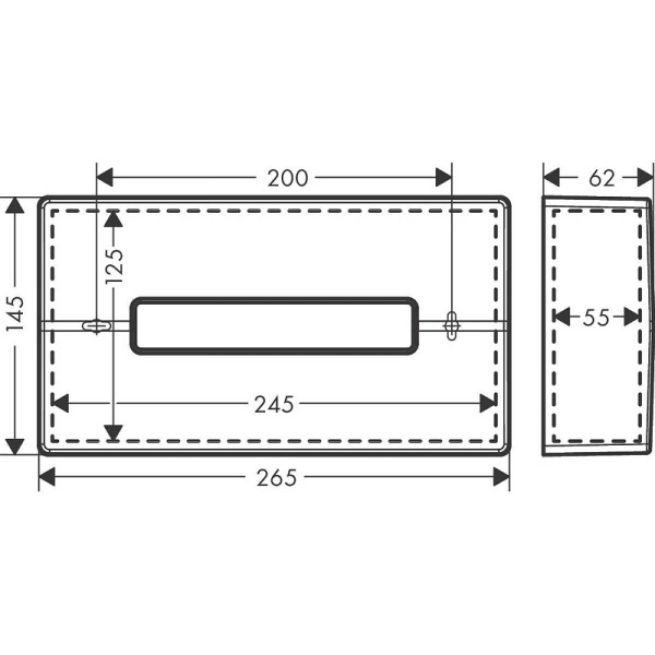 Диспенсер для салфеток Hansgrohe AddStoris 41774000 Хром