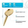 Ручной душ Hansgrohe Raindance Select S 26530990 Полированное золото