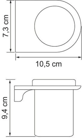 Стакан WasserKraft Kammel K-8328