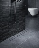 Душевой лоток Timo Drain System 80 DS230208/03 с Черной матовой решеткой / под плитку