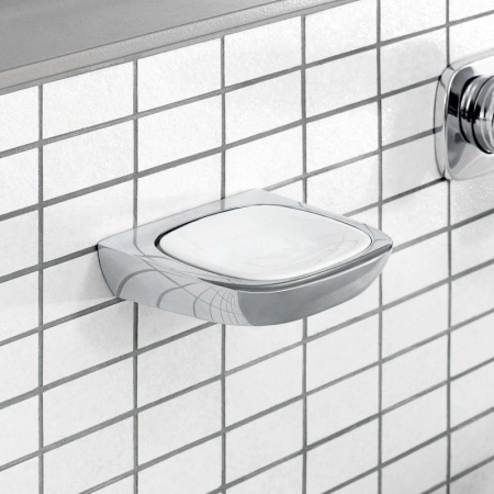 Мыльница Kludi Ambienta 5398505 Хром Белый