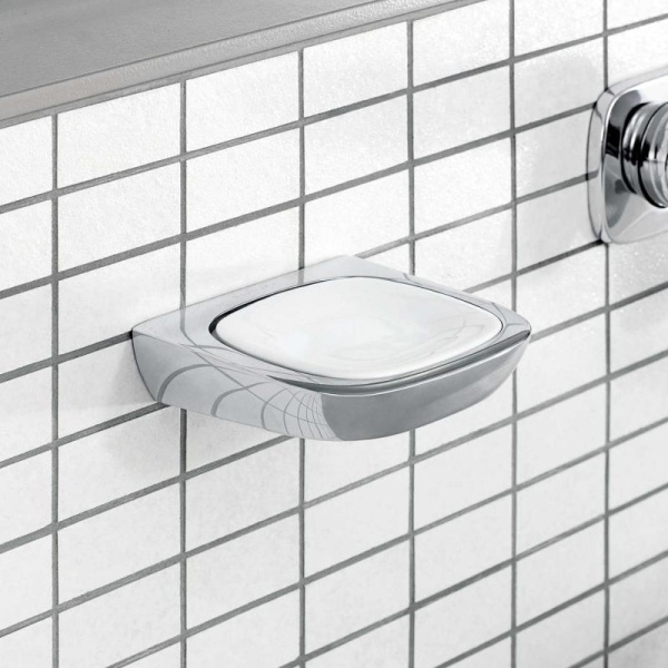 Мыльница Kludi Ambienta 5398505 Хром Белый