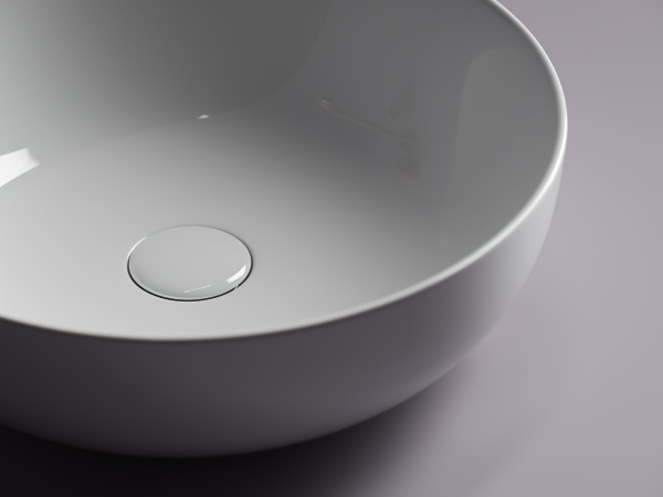 CN5024 Умывальник чаша накладная круглая Element 420*420*130мм