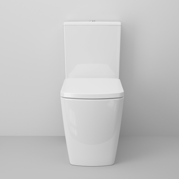 Унитаз Kingston 147K19002RS (620*360*810) напольный БЕЗОБОДКОВЫЙ, с тонкой крышкой, 3 места