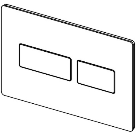 Клавиша смыва Tece Solid 9240416 Черная матовая