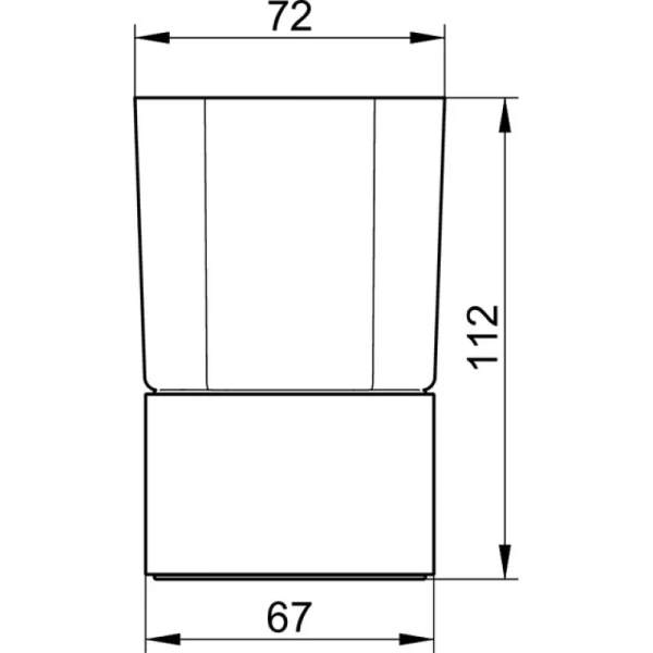 Стакан KEUCO Elegance New 11650019001