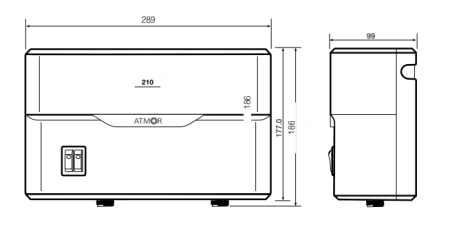 Проточный водонагреватель ATMOR Liberty 5 kw combi 3520246